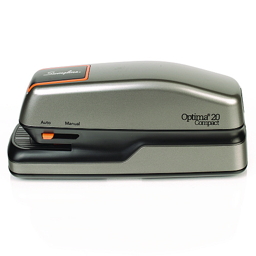 Swingline Optima Grip Electric Stapler, 20-Sheet Capacity, Black/Silver (48207)