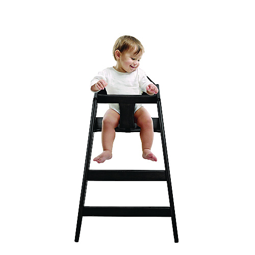 Alpine Wooden Stackable High Chair, Supports Up to 50 lb, 29.02" h, Espresso (ALP41201ESP)