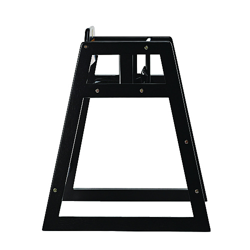 Alpine Wooden Stackable High Chair, Supports Up to 50 lbs, 29.02" h, Espresso, 2/Pack (ALP41202ESP)