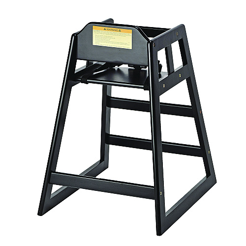 Alpine Wooden Stackable High Chair, Supports Up to 50 lbs, 29.02" h, Espresso, 2/Pack (ALP41202ESP)