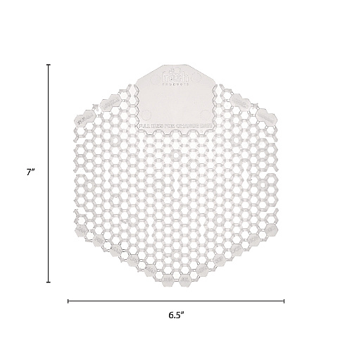 Fresh Products The Wave Urinal Deodorizer, Honeysuckle Scent, 58 g, Clear, 10/Box, 6 Boxes/Carton (3WDS60HON)