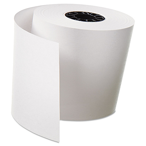 ICONEX Impact Bond Paper Rolls, 3" x 85 ft, White, 50/Carton (90742203)