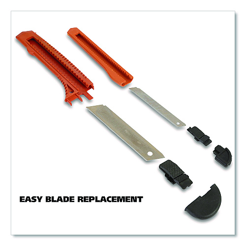 Great Neck Snap-Off Utility Knife Set, 9 mm Knife, 18 mm Knife, Orange/Black (2SBK)