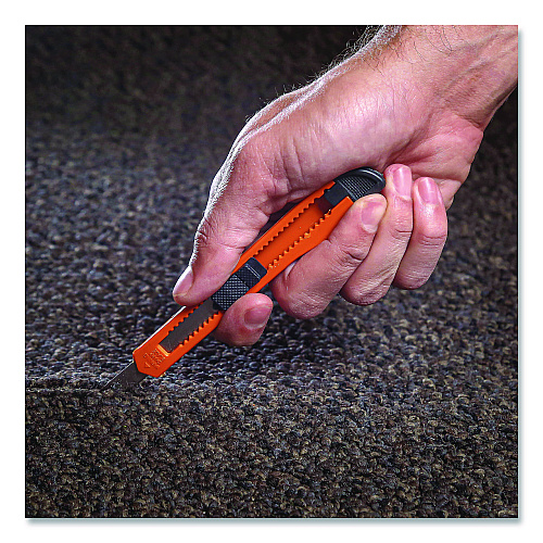 Great Neck Snap-Off Utility Knife Set, 9 mm Knife, 18 mm Knife, Orange/Black (2SBK)