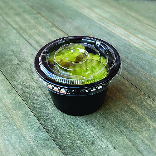 Boardwalk&reg; Souffle/Portion Cups, 4 oz, PP, Black, 2500/CT (BWKPRTN4BL)
