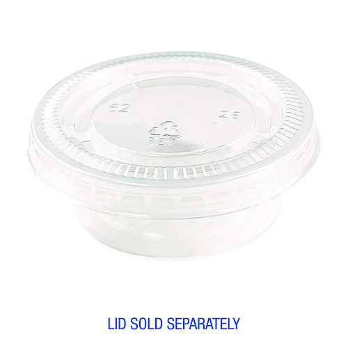 Boardwalk&reg; Souffle/Portion Cups, 1.5 oz, PP, Translucent, 2500/CT (BWKPRTN15TS)