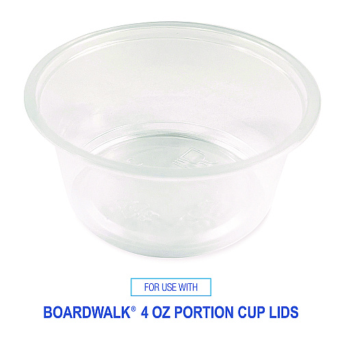 Boardwalk&reg; Souffle/Portion Cups, 3.25 oz, PP, Translucent, 2500/CT (BWKPRTN325TS)
