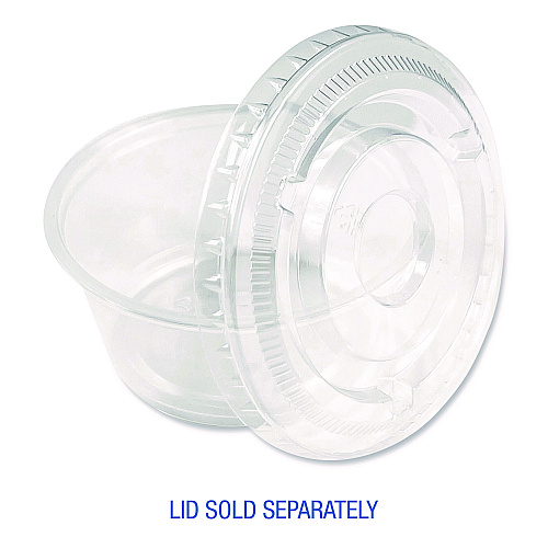 Boardwalk&reg; Souffle/Portion Cups, 3.25 oz, PP, Translucent, 2500/CT (BWKPRTN325TS)