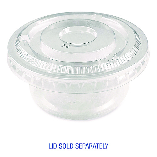 Boardwalk&reg; Souffle/Portion Cups, 3.25 oz, PP, Translucent, 2500/CT (BWKPRTN325TS)