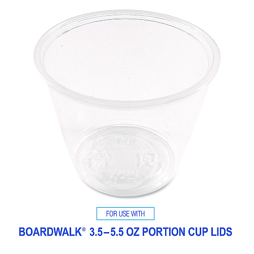 Boardwalk&reg; Souffle/Portion Cups, 5.5 oz, PP, Translucent, 2500/CT (BWKPRTN55TS)