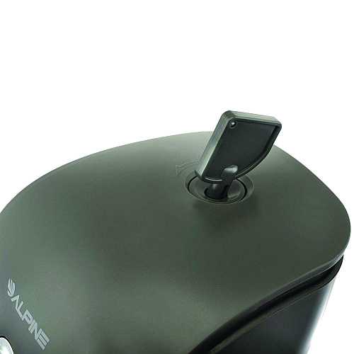 Alpine Surface Mounted Soap and Hand Sanitizer Dispenser, 27 oz, 4.1 x 4.6 x 9.6, Gray (ALP425GRY)
