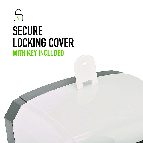 Alpine Wall Mount Automatic Foam Hand Sanitizer and Soap Dispenser, 40 oz, 4.48 x 6 x 11.1, White (ALP430F)