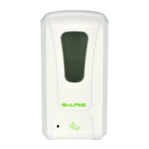 Alpine Wall Mount Automatic Foam Hand Sanitizer and Soap Dispenser, 40 oz, 4.48 x 6 x 11.1, White (ALP430F)