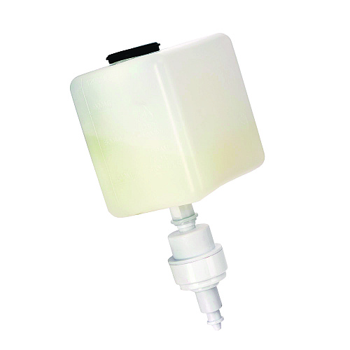 Alpine Wall Mount Automatic Foam Hand Sanitizer Soap Dispenser with Drip Tray, 40 oz, 4.48 x 6 x 18.1, White (ALP430FT)