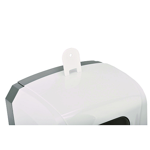 Alpine Wall Mount Automatic Gel Hand Sanitizer/Soap Dispenser with Drip Tray, 40 oz, 4.48 x 6 x 18.1, White (ALP430LT)