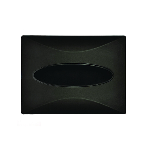 Alpine Interfold Table Top Dispenser Napkin Holder, 5.9 x 8 x 6.5, Black (ALP4332)