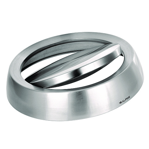 Alpine 17 Gallon Stainless Steel Indoor Recycling Receptacle with Swivel Lid (ALP47065L1R)