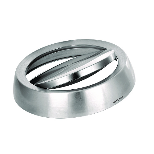 Alpine 17 Gallon Stainless Steel Commercial Trash Can with Swing Lid (ALP47065L1)