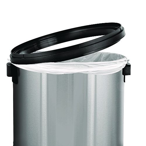 Alpine 17 Gallon Stainless Steel Commercial Trash Can with Swing Lid (ALP47065L1)