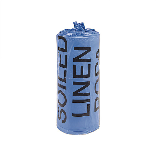 Inteplast Group Institutional Low-Density Can Liners, Soiled Linen, 30 gal, 1 mil, 30" x 43", Blue, 200/Carton (BR3043XHVB)