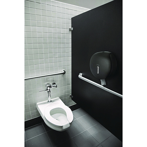Alpine Plastic Single Roll Jumbo Toilet Paper Dispenser, 5.3 x 11.5 x 11.7, Gray (ALP450GRY)