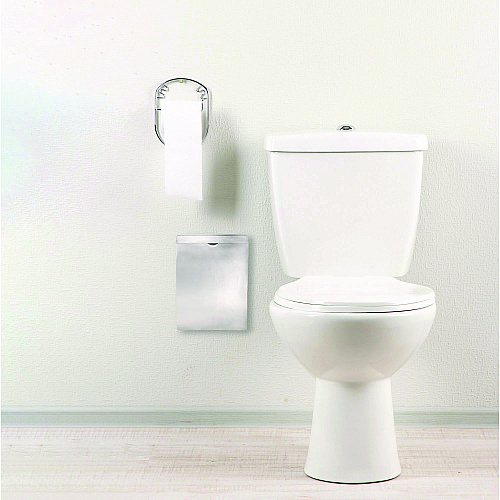 Alpine Stainless Steel Wall-Mounted Sanitary Napkin Receptacle (ALP451SSB)