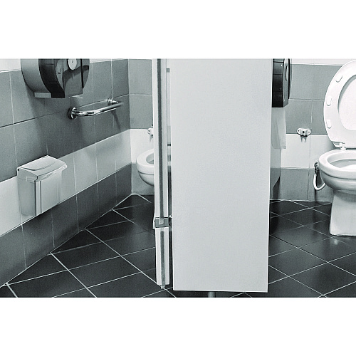 Alpine Durable Plastic Surface Mount Sanitary Napkin Receptacle, White (ALP451WHI)