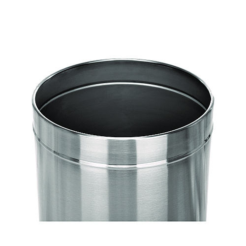 Alpine 27 Gallon Stainless Steel Commercial Indoor Trash Can, Brushed Stainless Steel (ALP47527)