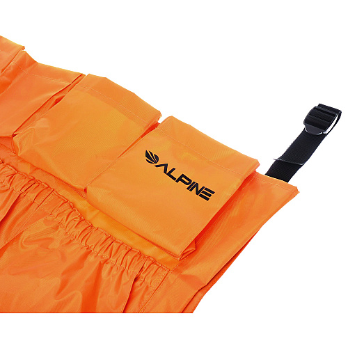 Alpine 12-Pocket Trash Can Caddy Bag, 12 Compartments, Orange (ALP47771)