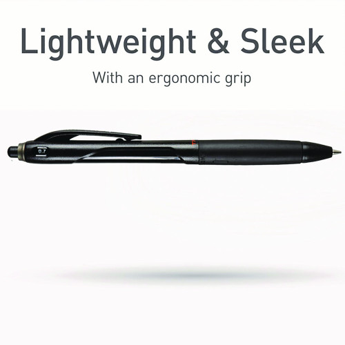 TOPS PENTONIC Retractable Ballpoint Pen, Fine mm, Black Ink