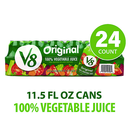 V-8 Vegetable Juice, 11.5 oz Can, 24/Carton (90000092)
