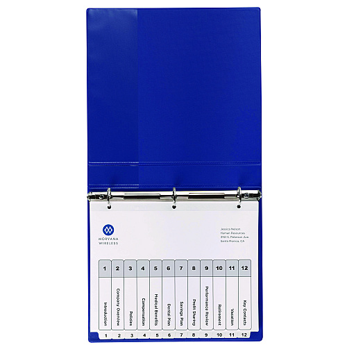 Avery Customizable Table of Contents Ready Index Black and White Dividers, 12-Tab, 1 to 12, 11 x 8.5, White, 6 Sets (11824)