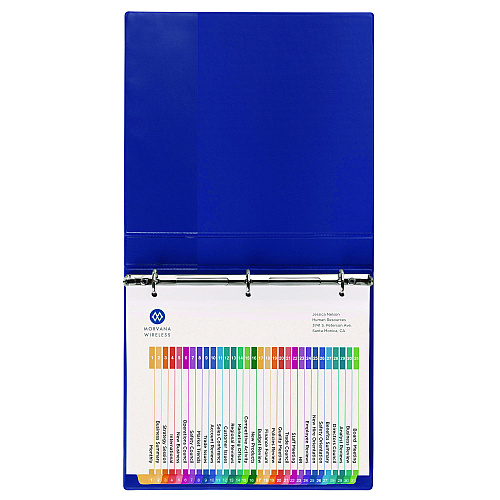 Avery Customizable Table of Contents Ready Index Multicolor Dividers, 31-Tab, 1 to 31, 11 x 8.5, White, 6 Sets (11831)
