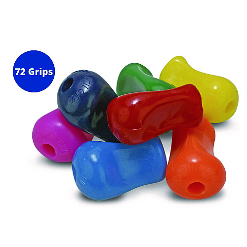 The Pencil Grip Original Pencil Grip, 1" Long, Assorted Colors, 72/Carton (11172)