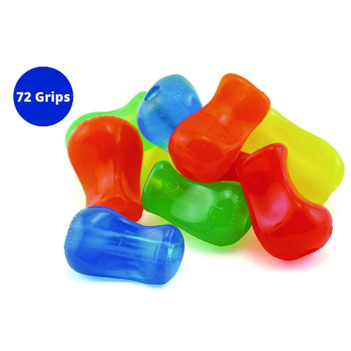 The Pencil Grip Original Grip, 1" Long, Assorted Neon Colors, 72/Carton (11372)
