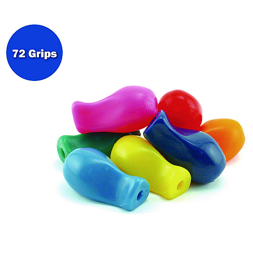 The Pencil Grip Jumbo Pencil Grip, 1" Long, Assorted Colors, 72/Carton (11472)