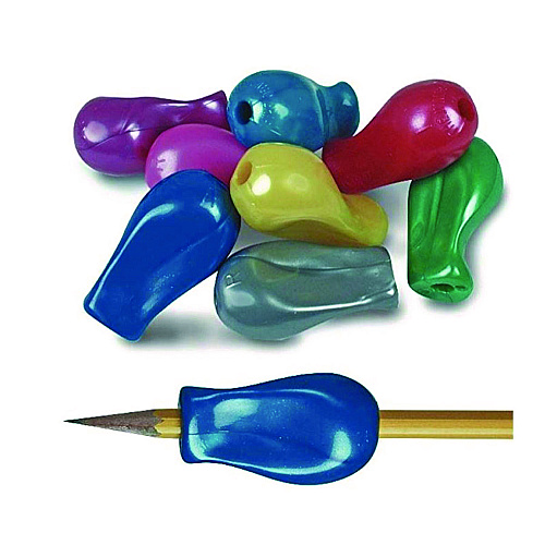 The Pencil Grip Jumbo Pencil Grip, 1" Long, Assorted Metallic Colors, 72/Carton (11972)