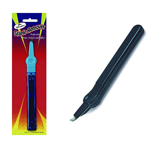 The Pencil Grip Long Handle Staple Remover, Black/Silver, 72/Carton (13872)