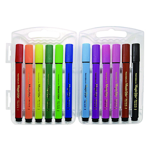 The Pencil Grip Magic Tri Stix Set, 12 Assorted Colors, 12/Set, 48 Sets/Carton (39548)