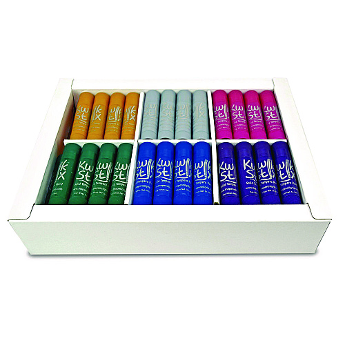 The Pencil Grip Kwik Stick Tempera Paint, 3.5", Assorted Metallic Colors, 72/Pack, 3 Packs/Carton (62903)