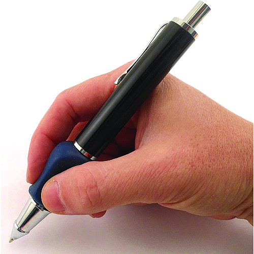 Heavyweight Mechanical Pencil Set w/The Pencil Grip, 2 mm Lead Refills, HB (#2), Black Lead, Black/Navy/Silver Barrel, 8/CT (65208)