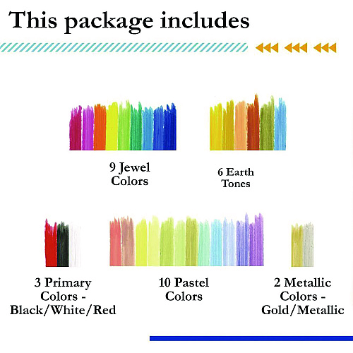 The Pencil Grip Kwik Stix Tempera Paint Set, 30 Assorted Colors, 30/Pack, 6 Packs/Carton (68106)