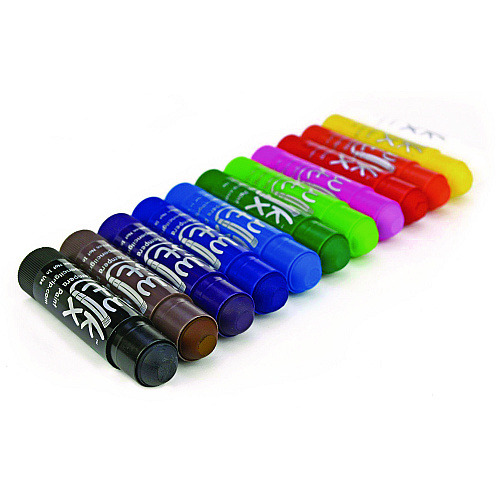 The Pencil Grip Kwik Stix Tempera Paint Set, 12 Assorted Colors, 96/Pack, 2 Packs/Carton (69602)