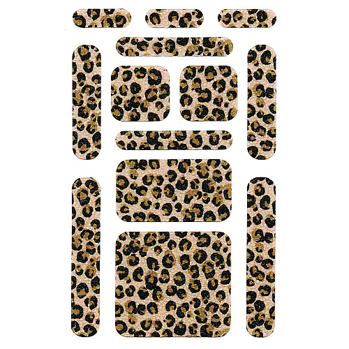 The Pencil Grip Anywhere Zen Strips, Sandy Cheetah Print, Assorted Colors, 13/Set, 24 Sets/Carton (88524)