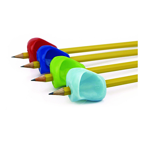 The Pencil Grip Pinch Pencil Grip, 1" Long, Assorted Colors, 100/Carton (127100)
