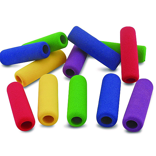 The Pencil Grip Foam Pencil Grip, 0.5" Long, Assorted Colors, 600/Carton (164600)