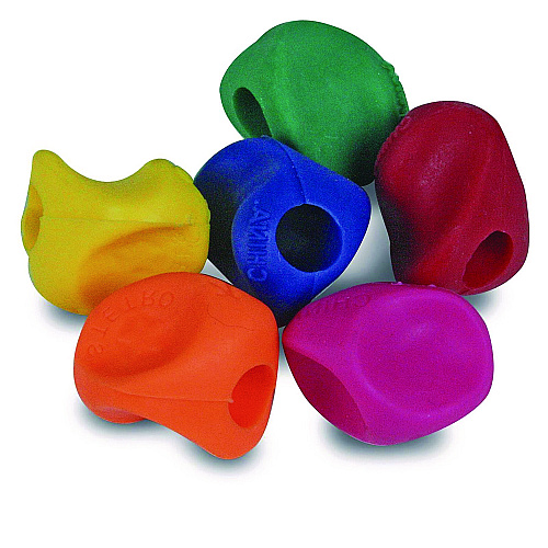 The Pencil Grip Mini Pencil Grip, 0.8" Long, Assorted Colors, 600/Carton (175600)