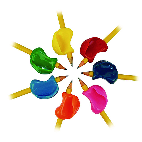 The Pencil Grip Crossover Grip, 1" Long, Assorted Colors, 100/Carton (178100)