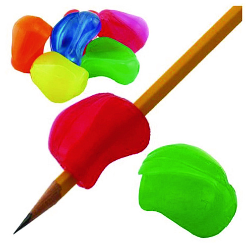 The Pencil Grip Crossover Grip, 1" Long, Assorted Neon Colors, 100/Carton (180100)