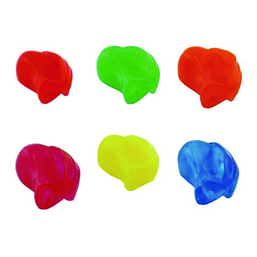 The Pencil Grip Crossover Grip, 1" Long, Assorted Neon Colors, 100/Carton (180100)